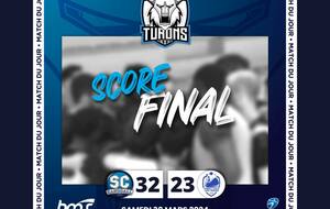 Retour sur le dernier match de nos Turons HB