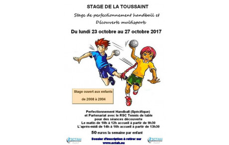 Stage de la Toussaint !