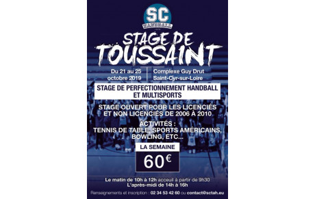 Stage de Perfectionnement!