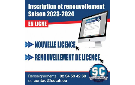 Licence SCHB saison 2023-2024